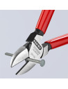 Knipex Клещи диагонални резачки, червена ръкохватка 140мм,  - K7001140 - 5