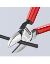 Knipex Клещи диагонални резачки, червена ръкохватка 140мм,  - K7001140 - 6