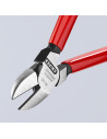 Knipex Клещи диагонални резачки, червена ръкохватка 140мм,  - K7001140 - 7