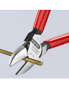 Knipex Клещи диагонални резачки, червена ръкохватка 140мм,  - K7001140 - 8