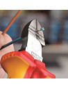 Knipex Клещи заголващи и диагонални резачки, хромирани, VDE 1000V жълто-червена ръкохватка 160мм,  - K1426160 - 2