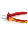 Knipex Клещи заголващи и диагонални резачки, хромирани, VDE 1000V жълто-червена ръкохватка 160мм,  - K1426160 - 5