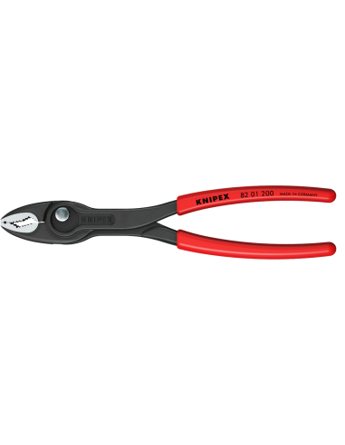 Клещи екстрактори за болтове TwinGrip, червена ръкохватка 200мм, Knipex