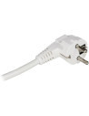COMMEL Кабел бял с щепсел Г-образен H05VV-F 3х1,5мм2 1,5 метра - C0512 - Цена | LEDs4economy