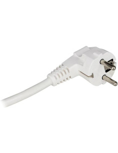 COMMEL Кабел бял с щепсел Г-образен H05VV-F 3х2,5мм2 2 метра - C0614 - Цена | LEDs4economy
