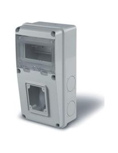 Scame Табло за индустриални контакти и DIN модули IP55, UV, серия Enerbox /6 DIN,1х63A/ - 633.1014 - Цена | LEDs4economy