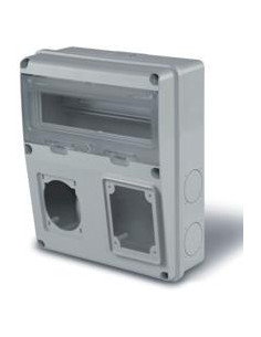 Scame Табло за индустриални контакти и DIN модули IP55, UV, серия Enerbox /11 DIN, 1х16-32A и 1х63A/ - 633.2026 - Цена | LEDs4ec