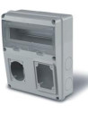 Scame Табло за индустриални контакти и DIN модули IP55, UV, серия Enerbox /11 DIN, 1х16-32A и 1х63A/ - 633.2026 - Цена | LEDs4ec