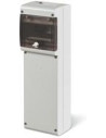 Scame Табло за индустриални контакти и DIN модули IP66, UV, PG вход, серия BLOCK (6 DIN и плътен капак без отвори) - 632.3510-0 