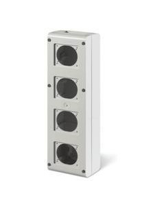 Scame Табло за индустриални контакти IP66, UV, PG вход, серия BLOCK (4х16A или 32A) - 632.3501-000 - Цена | LEDs4economy