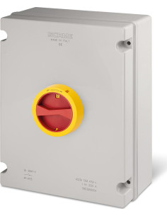 Scame Пакетен прекъсвач Y5 160A 3P I-0 в кутия 308x388x128mm IP56 Isolators - 590.EM16003 - Цена | LEDs4economy