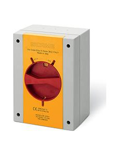 Scame Пакетен прекъсвач Y2 63A 3P I-0 в кутия 160x220x115mm IP66 Isolators - 590.EM6303 - Цена | LEDs4economy