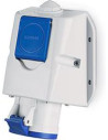 Scame Промишлен комбиниран контакт 2P+Е 16A+шуко IP54 серия Optima Combi - 513.1653-DN - Цена | LEDs4economy