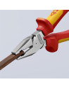 Knipex Комбинирани клещи усилени, хромирани, VDE 1000V жълто-червена ръкохватка 180мм,  - K0206180 - 3