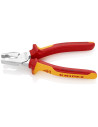 Knipex Комбинирани клещи усилени, хромирани, VDE 1000V жълто-червена ръкохватка 180мм,  - K0206180 - 9