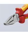 Knipex Комбинирани клещи усилени, хромирани, VDE 1000V жълто-червена ръкохватка 180мм,  - K0206180 - 11