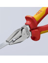 Knipex Комбинирани клещи усилени, хромирани, VDE 1000V жълто-червена ръкохватка 180мм,  - K0206180 - 12