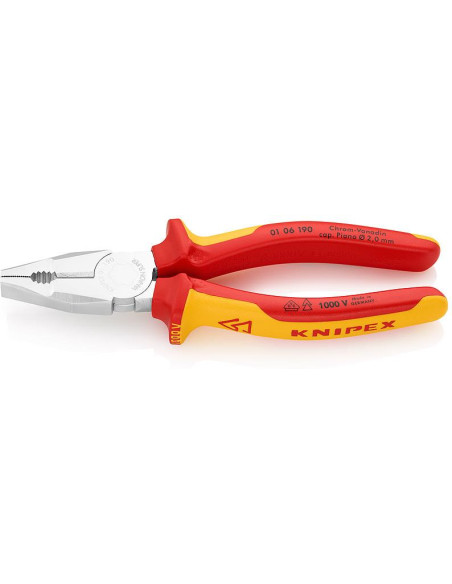 Knipex Комбинирани клещи, хром-ванадиева стомана, VDE 1000V 