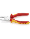 Knipex Комбинирани клещи, хром-ванадиева стомана, VDE 1000V жълто-червена ръкохватка 190мм,  - K0106190 - 4