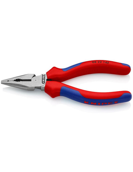 Knipex Комбинирани клещи с остър връх, синьо-червена ръкохватка 