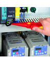 Knipex Клещи с дълъг остър връх, изцяло пластмасови, VDE 1000V жълто-червена ръкохватка 220мм,  - K986202 - 2