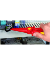 Knipex Клещи с дълъг остър връх, изцяло пластмасови, VDE 1000V жълто-червена ръкохватка 220мм,  - K986202 - 3