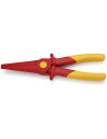 Knipex Клещи с дълъг остър връх, изцяло пластмасови, VDE 1000V жълто-червена ръкохватка 220мм,  - K986202 - 5