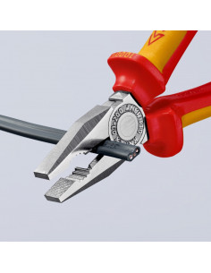 Knipex Комбинирани клещи, хромирани, VDE 1000V жълто-червена ръкохватка 200мм, - K0306200 - Цена | LEDs4economy 2