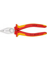 Knipex Комбинирани клещи, хромирани, VDE 1000V жълто-червена ръкохватка 200мм,  - K0306200 - 8