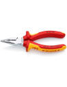 Knipex Комбинирани клещи с остър връх, хромирани, VDE 1000V жълто-червена ръкохватка 145мм,  - K0826145