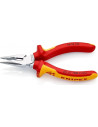 Knipex Комбинирани клещи с остър връх, хромирани, VDE 1000V жълто-червена ръкохватка 145мм,  - K0826145 - 2