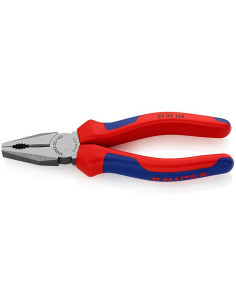 Knipex Комбинирани клещи, синьо-червена ръкохватка 160мм, - K0302160 - Цена | LEDs4economy