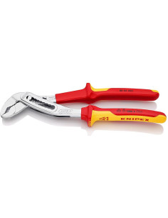 Knipex Клещи раздвижени Alligator, хромирани, VDE 1000V жълто-червена ръкохватка 250мм, - K8806250 - Цена | LEDs4economy
