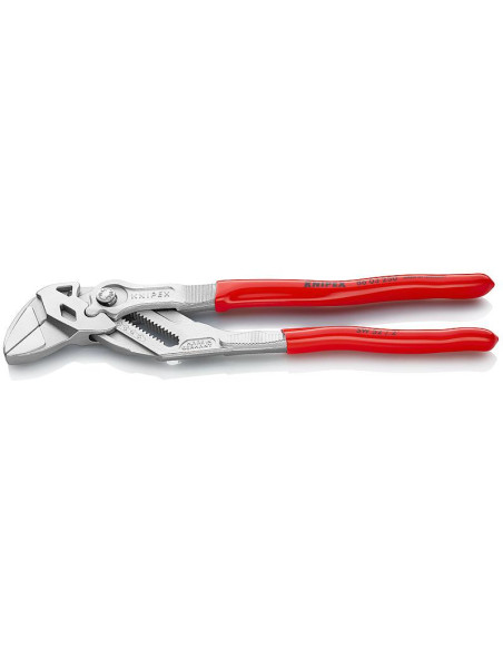 Knipex Клещи раздвижени, хромирани, червена ръкохватка 250мм,  