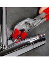 Knipex Клещи раздвижени, хромирани, червена ръкохватка 250мм,  - K8603250 - 7