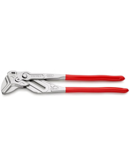 Knipex Клещи раздвижени, хромирани, червена ръкохватка 400мм,  