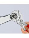 Knipex Клещи раздвижени, хромирани, червена ръкохватка 180мм,  - K8603180 - 2
