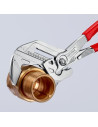 Knipex Клещи раздвижени, хромирани, червена ръкохватка 300мм,  - K8603300 - 6