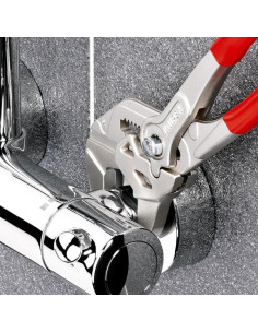 Knipex Клещи раздвижени, хромирани, червена ръкохватка 150мм, - K8603150 - Цена | LEDs4economy 2