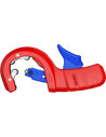 Knipex Инструмент за рязане на тръби DP50, Ø32-50мм, червена ръкохватка 202мм,  - K902301BK - 6