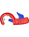 Knipex Инструмент за рязане на тръби DP50, Ø32-50мм, червена ръкохватка 202мм,  - K902301BK - 38