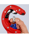 Knipex Инструмент за рязане на тръби DP50, Ø32-50мм, червена ръкохватка 202мм,  - K902301BK - 46
