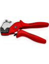 Knipex Ножици за рязане на тръби, хромирани, Ø4-20мм, червена ръкохватка 185мм,  - K9010185 - 4