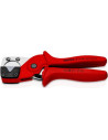 Knipex Ножици за рязане на тръби, хромирани, Ø4-20мм, червена ръкохватка 185мм,  - K9010185 - 6