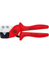 Knipex Ножици за рязане на тръби, хромирани, Ø4-20мм, червена ръкохватка 185мм,  - K9010185 - 8