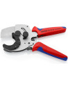 Knipex Ножици за рязане на тръби, поцинковани, Ø26-40мм, синьо-червена ръкохватка 210мм, с фиксатор,  - K902540 - 4