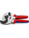 Knipex Ножици за рязане на тръби, поцинковани, Ø26-40мм, синьо-червена ръкохватка 210мм, с фиксатор,  - K902540 - 5