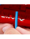Knipex Инструмент за рязане на гофрирана тръба и заголване на жило TwistCut, Ø13-32мм/0.2-4мм2, синьо-червена ръкохватка 100мм,  - 16