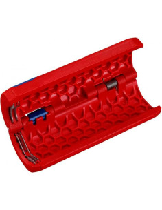 Knipex Инструмент за рязане на гофрирана тръба TwistCut, Ø13-32мм, синьо-червена ръкохватка 100мм, - K902201SB - Цена | LEDs4eco 2
