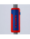 Knipex Инструмент за рязане на гофрирана тръба TwistCut, Ø13-32мм, синьо-червена ръкохватка 100мм,  - K902201SB - 4